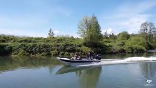 20 x 66quot Koffler Sled Boat with 150HP Yamaha [upl. by Tnomel]