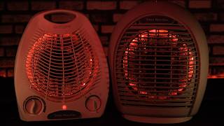 😴 Distant Duo Heater Fan Sounds with Metal Fan Noise for Deep Sleep and Relaxation [upl. by Cristionna]