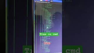 Command prompt mein tree trending viralshort shortcutkeys education shorts trending computer [upl. by Eniluj]