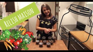 Recette de relish maison 7 ingrédients [upl. by Aneele]