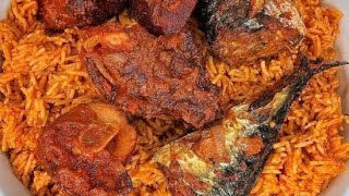 Nigerian party jollof Rice  Nigerian jollof Rice recipe [upl. by Neit251]