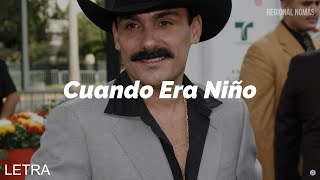 El Chapo De Sinaloa  Cuando Era Niño LETRA [upl. by Leon770]