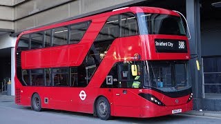 London Buses  Route 388  London Bridge to Stratford City [upl. by Wooldridge855]