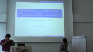 UAI 2015 Amsterdam Tutorial Optimal Algorithms for Learning Bayesian Network Structures [upl. by Konstantin]