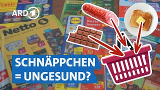 Lebensmittel Wollen uns Angebote zu Zucker amp Fett verführen 😮🍫  Markt NDR [upl. by Sonitnatsok]