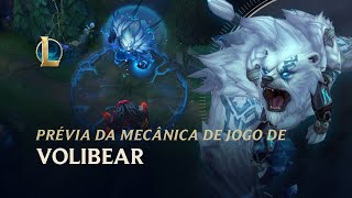 Prévia da mecânica de jogo do Volibear  League of Legends [upl. by Mij]