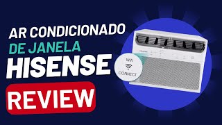 Review Ar Condicionado De Janela Hisense 8500 BTUs review tutorials baby hisense [upl. by Worra]