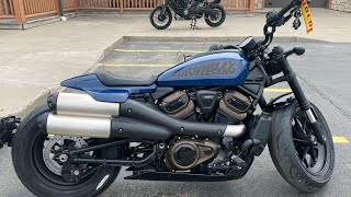 Sportster S  Exhaust [upl. by Eirffej548]