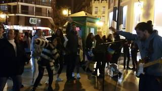 I Need A Dollar  No Diggity  Street Performing  Borja Catanesi [upl. by Tymon20]