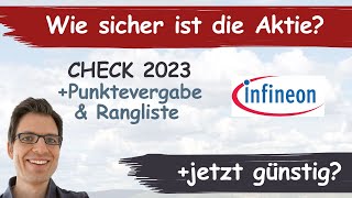 Infineon Aktienanalyse 2023 Wie sicher ist die Aktie günstig bewertet [upl. by Anilra]