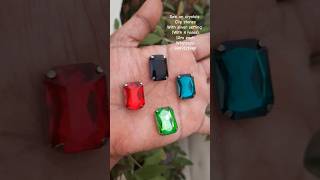 Clip stones sew on crystals Whatsapp 9489121948 [upl. by Oicafinob]