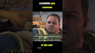 LEANDROS epic comment in the end spacemarine2 a [upl. by Asena]