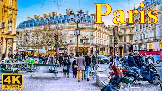 Paris France🇫🇷  Paris February 2024  4K HDR  Walking Tour  Paris 4K  A Walk In Paris [upl. by Chapland]