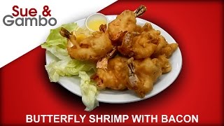 Butterfly  Butterflied Shrimp with Bacon [upl. by Lemuel]