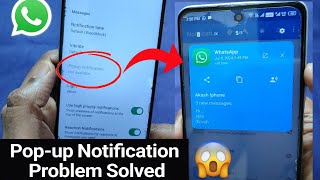 WhatsApp Popup Notification Not Available 2024  How To Fix Pop Up Notification In WhatsApp [upl. by Fortunna]