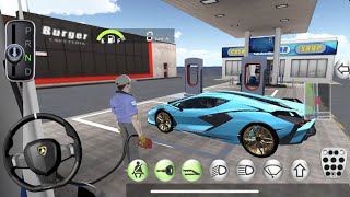 3D Driving Class Simulation  Funny Police Officer Refuel His Super Car Gas Crazy Driving Gameplay [upl. by Sainana]