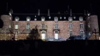 Erquy chateau de Bienassis spectacle son et lumiere Anne de Bretagne [upl. by Nairrad550]