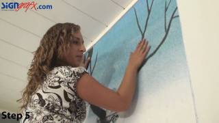 How to Install a Wall Mural [upl. by Roban]