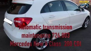 New Mercedes A Class 200 CDI Semi automatic transmission maintaince DTC [upl. by Hewitt]