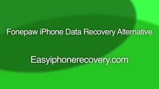 Fonepaw iPhone Data Recovery Alternative [upl. by Sharla898]