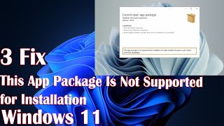 App Package Not Supported for Installation  How to Troubleshoot [upl. by Stearne]