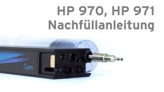 HP970 HP971 nachfüllen mit Refill Tool [upl. by Sallyanne356]