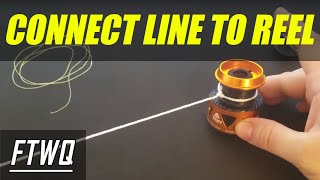 Fishing Knots Arbor Knot  How to Tie Fishing Line to Reel [upl. by Anwadal]