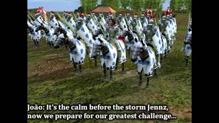 Stronghold 2 campaign The battle of Aljubarrota part 3 Honor to their memory [upl. by Nnylak]