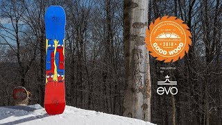 GNU Headspace  Good Wood Snowboard Reviews  Best Mens Park Snowboards of 20172018 [upl. by Venn193]