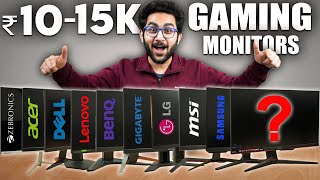 I Tested 10 Gaming Monitors Under Rs15000 [upl. by Alano]