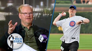 Jim Gaffigan Asked for HOW MANY Tickets When He Threw Out a Cubs 1st Pitch  The Rich Eisen Show [upl. by Reuven]