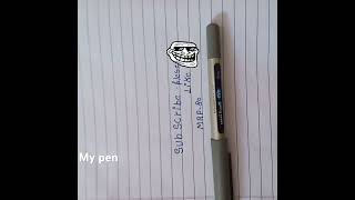 Uni ball eye fine test pen [upl. by Eanod294]