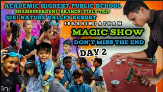 siri nature valley resort magic show at IBRAHIMPATNAM 💫magic magicshow hyderabad telangana [upl. by Nylakcaj]