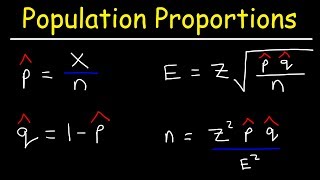 Finding The Confidence Interval of a Population Proportion Using The Normal Distribution [upl. by Ma253]