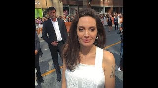 Angelina Jolie goes to The Breadwinner premiere at the Toronto Film Festival [upl. by Papagena]