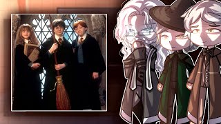 Harry Potter Professors React To Golden Trio  Gacha React [upl. by Pettifer]