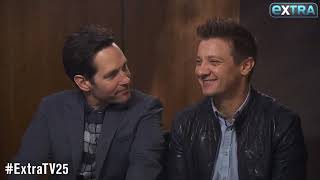 Paul Rudd and Jeremy Renner Best Interview Clips [upl. by Uok891]