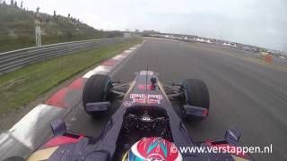 Max Verstappen vs Jos Verstappen exclusive onboard footage at Italia a Zandvoort 28062015 [upl. by Enisaj]