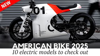 10 Upcoming American Motorcycles amp Scooters with ZeroEmission Electric Power [upl. by Surtimed]