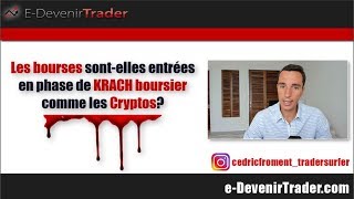 Les bourses sontelles entrées en phase de KRACH boursier comme les Cryptos [upl. by Anrol756]