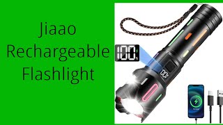 Jiaao rechargeable flashlight electronics and gadgets [upl. by Oilla]