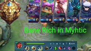 Bane Gameplay Bane try This Mage build For this season To rich mythical glory MLBB [upl. by Airdnua947]