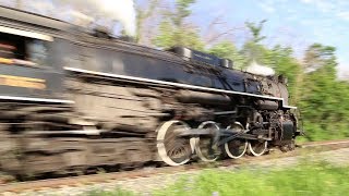 NKP 765 going FAST at 70mph [upl. by Amoakuh]