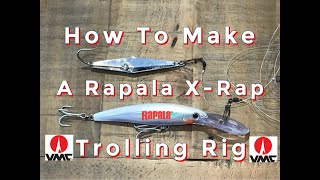 How To Make The Ultimate Rapala XRap Trolling Rig For Striped Bass  Tuna amp Kingfish [upl. by Lat]