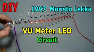 DIY 1997 Moristo Lekka VU Meter LED Circuit [upl. by Dupin]