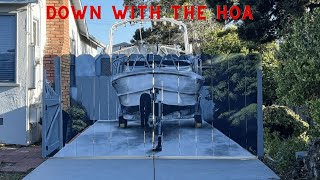 Home Owner Told By HOA To Build A Fence To Hide His Boat After Complaints getback petty funny [upl. by Esikram]