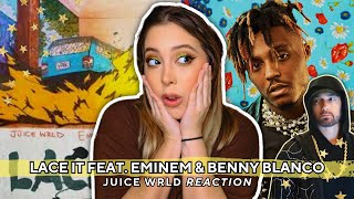 lace it  juice wrld eminem amp benny blanco reaction 🚙💥💊 [upl. by Charmion]