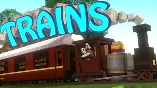 Minecraft  TRAIN MOD Showcase Trains Mod Train Mod Vehicles [upl. by Fabrianna]