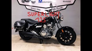 Keeway Superlight 125  Ein neuer 125ccm Chopper [upl. by Keligot]