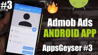 How to add admob ads in Android App  AppsGeyser 3 [upl. by Babette]